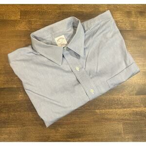 Brooks Brothers Men’s Dress Shirt Light Blue 16.5 -16.67